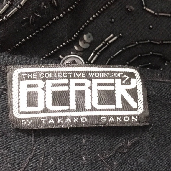 TAKAKO SAKON Black Beaded Embroidered Sweater - Picture 7 of 7